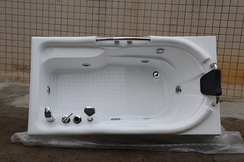 Massage Bathtub with Stainless-steel Frame