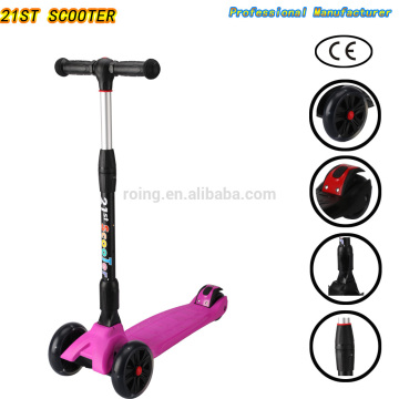 kids scooters with rubber wheels in pink