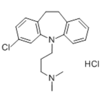 5H-Dibenz [b, f] azepina-5-propanamina, 3-cloro-10,11-dihidro-N, N-dimetil-, clorhidrato (1: 1) CAS 17321-77-6