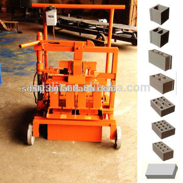 QMJ2-45 ecological block highly profitable small business brick molding machinery