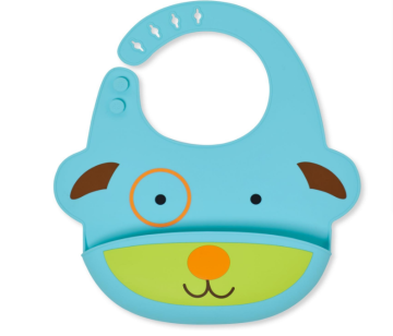 Custom Cute Cartoon Silicone Feeding Bibs