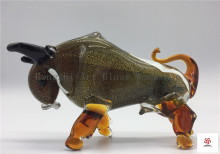 The Bull Glass Sculpture