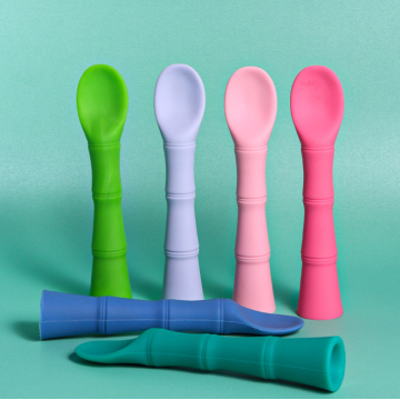 Food Grade 2-Pack Bamboo Shaped Silicone Lepel