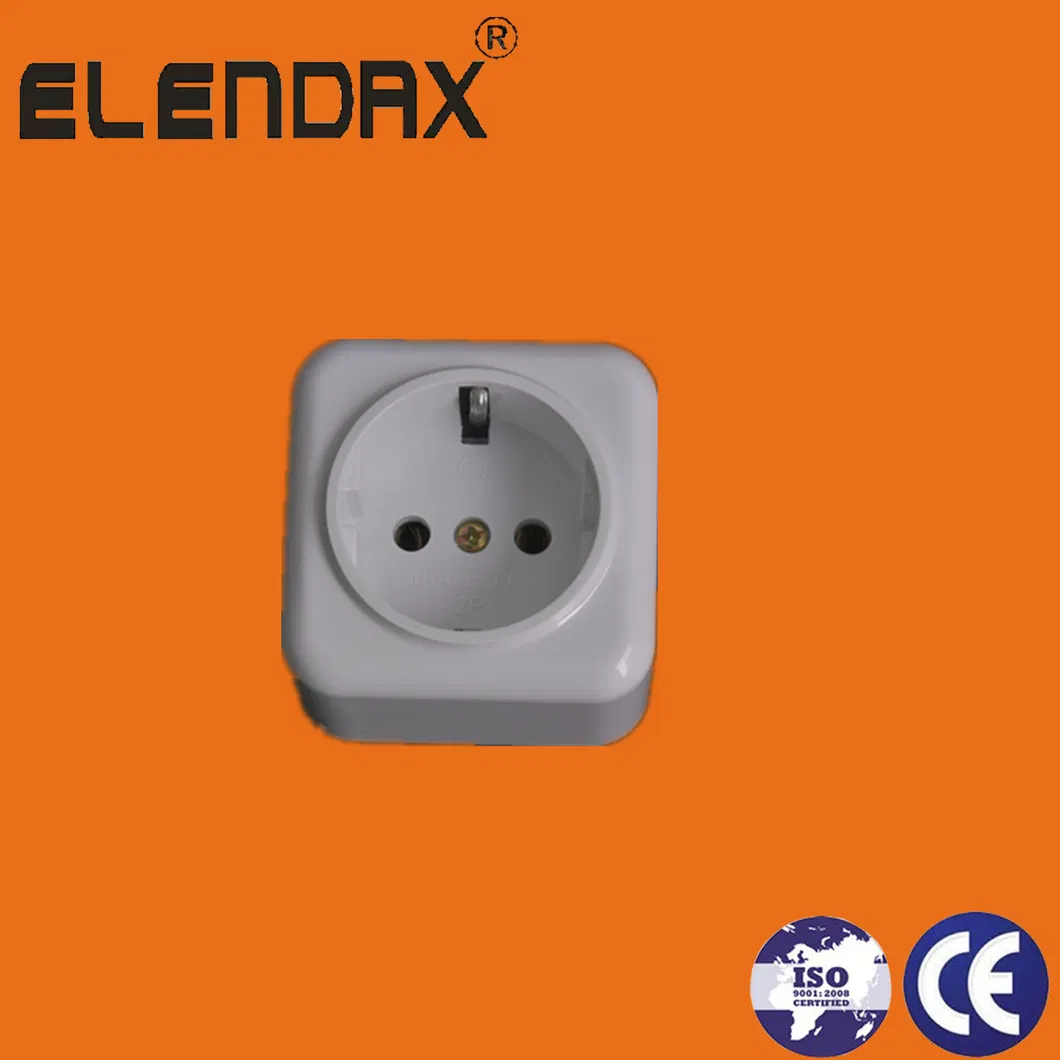 Surface Mounted Wall Socket 3 Ways