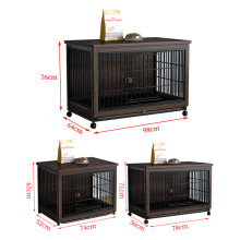 Wholesale Wooden Dog Crate with Floor Tray and Detachable Top