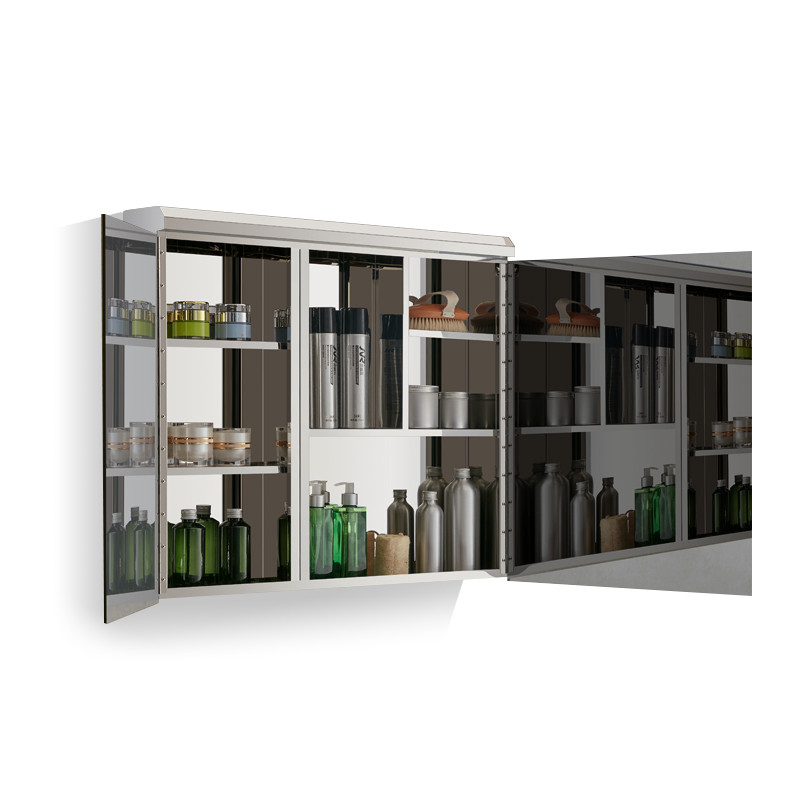 stainless steel mirror cabinet