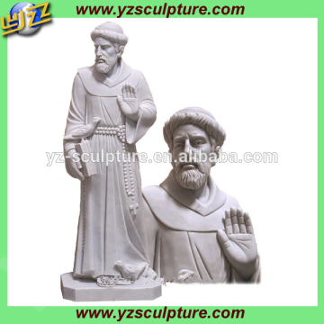 stone carving catholic religious male statues