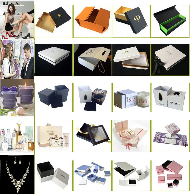 Custom Logo Printed Folding Rigid Cardboard Packaging Paper Magnetic Gift Boxes with Foam Insert