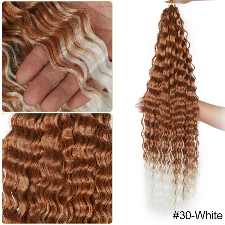 30inch Long Hair extension Curly braiding Hair Wavy braiding hair For Russia synthetic yaki