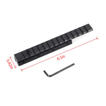 Dovetail to Picatinny Adapter Mount Converter 14 Slot