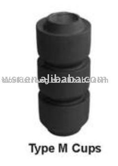 custom molded oilfield rubber M Cups