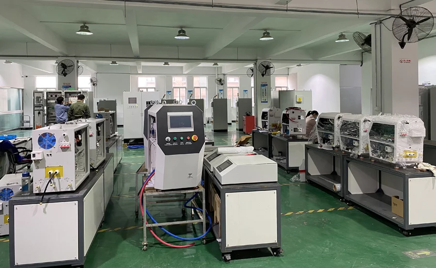 medium frequency induction furnace Assembly shop jpg KETCHAN Induction Medium Frequency Induction Furnace