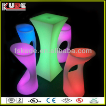 led bar furniture, Remote Control Color Changing RGB Bar Table and Chairs