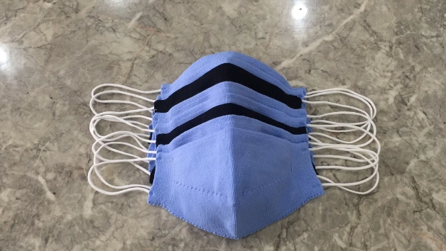 Knitting Mask for PPE Washable with Disposable Filter Pad