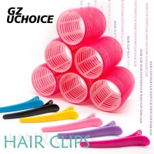 Customizable Hair Clip Pins and Current Color Hair Curler Rollers Set for Salons and Homes