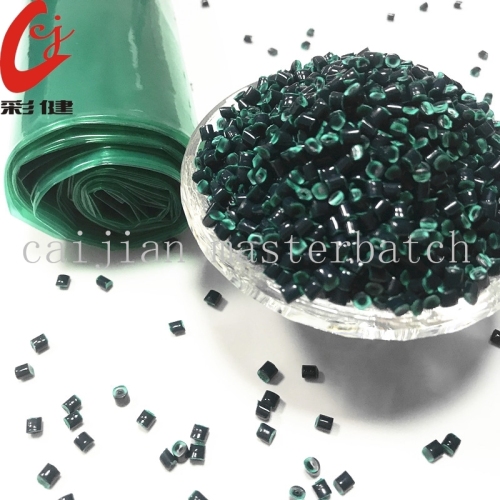 Huỳnh quang màu xanh lá cây thổi phim Masterbatch Granule