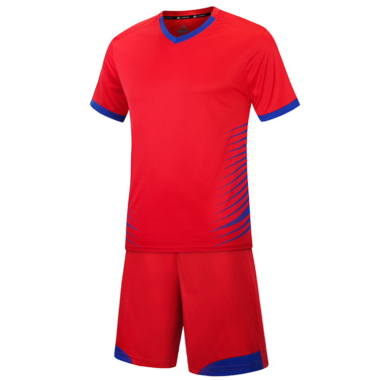 Men Soccer Sports Jersey Shorts Set