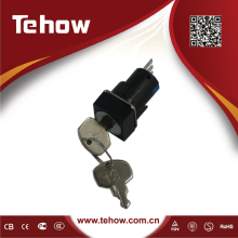 High quality Key Lock Pushbutton Switch