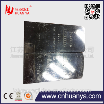 More than 99.99% pure platinum plate/sheet/piece