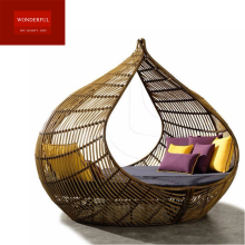 Wicker Sofa Bed & Rattan Lounger for Garden - Promotional Patio Furniture