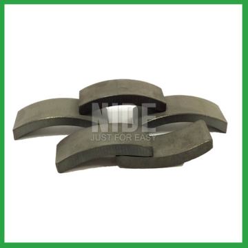 Motor stator arch type magnetic ferrite block material