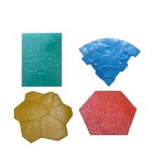 Vertical Brick Concrete Stamp Mold Polyurethane Cement Stamp Mold