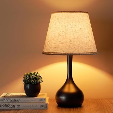 Wood Table Lamp Base Bedside Table Lamp Nightstand