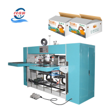 Semi Automatic Double Head Carton Stitching Machine for Corrugated Cardboard Boxes