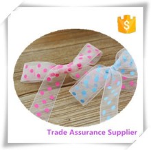 wholsale strech personalized printed sheer organza ribbon