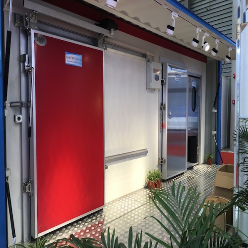 Fresh cold storage high speed door for food