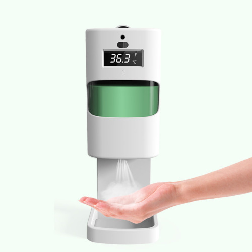 Ang CoronaVirus Sanitizer Dispenser na may Skin Temperature Tester