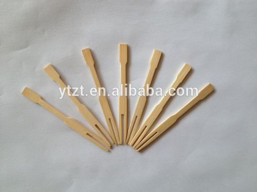 3.5inch disposable bamboo buffet forks