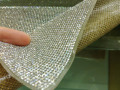 Hot Fix Adhesive Diamond Sheet, Crystal Diamond Mesh