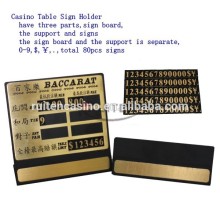 Magnetic Casino Table Sign Holder