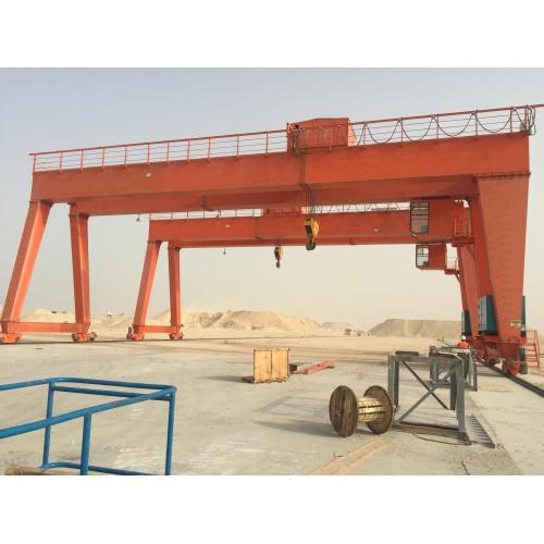 high working level double beam traveling gantry crane