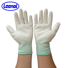 LN-8005P Hot Sale ESD Palm Coating Glove Palm Fit Nylon Glove