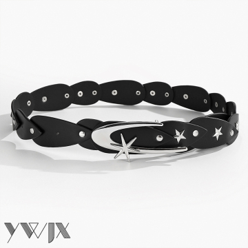 Classic Black Dress Belt