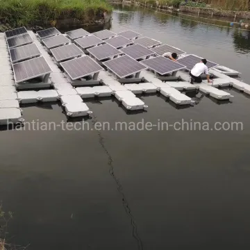 Modular HDPE Plastic Pontoon Floating Solar System