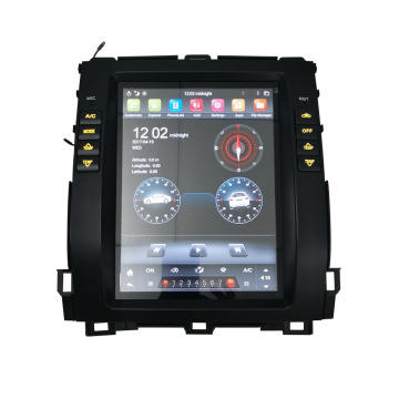 Tesla style android screen radio for Toyota Prado