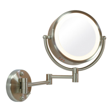 Wall mounted fogless lighted wall mirror