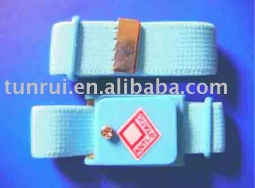 Cordless fabric wrist strap
