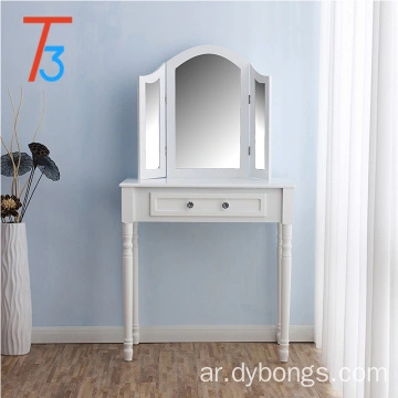 الصين الصيني المعطر الأبيض أثاث غرفة نوم طاولة تسريحة المصنعين