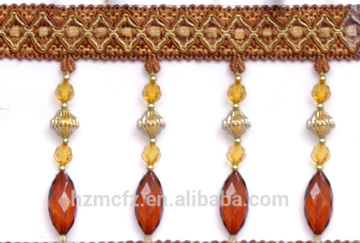 red bead decorative tassels for curtain