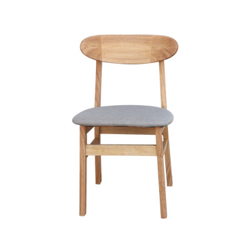 Scandinavian Solid Wood Dining Room Stool and Chairs