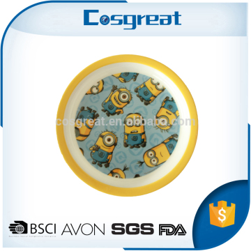 Kids melamine ice cream plate