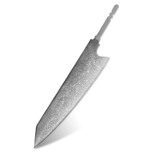 Professional Kitchen Knife Making Supply: Customize Damascus Steel Blank Blade Reliable Kiritsuke Knife