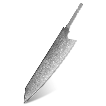 Professional Kitchen Knife Making Supply: Customize Damascus Steel Blank Blade Reliable Kiritsuke Knife