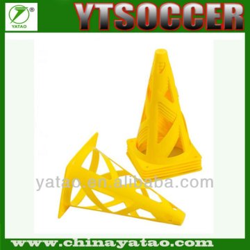 9"plastic cones training,Collapsible soccer training cones