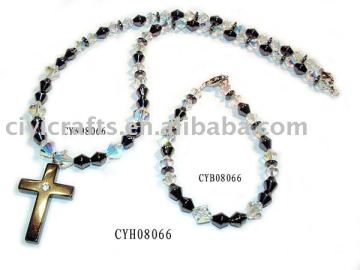 Hematite Set Jewelry(CYH08066H)=Hematite Necklace, Hematite bracelet