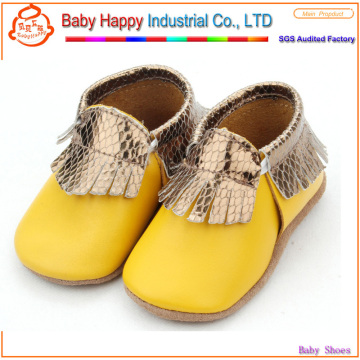 Newest designer stylish soft sole baby leather moccasins